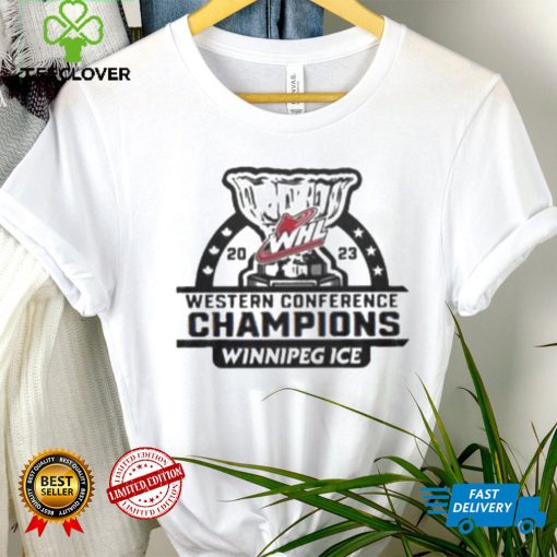 2023 Whl Western Conference Champions Winnipeg Ice shirt
