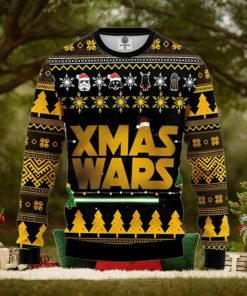 Star Wars Yellow Ugly Christmas Sweater For Men Women