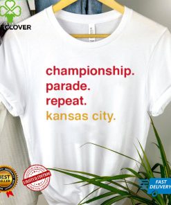 championship parade repeat kansas city shirt shirt