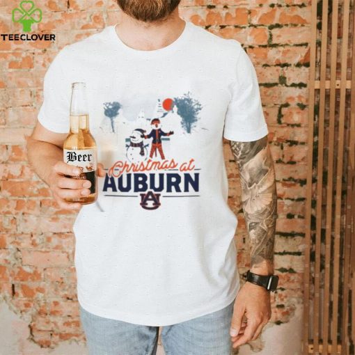 christmas at Auburn Aubie Claus and snowman hoodie, sweater, longsleeve, shirt v-neck, t-shirt