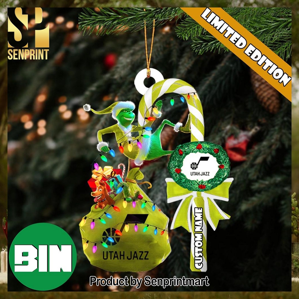 christmas gifts utah jazz nba custom name grinch candy cane ornament 1 ycmKM christmas gifts utah jazz nba custom name grinch candy cane ornament 1 ycmKM