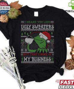 christmas jokes ugly sweater T Shirt
