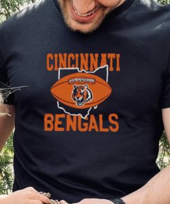 cincinnati Bengals football Ohio map hoodie, sweater, longsleeve, shirt v-neck, t-shirt