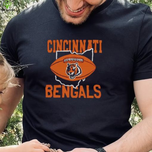 cincinnati Bengals football Ohio map hoodie, sweater, longsleeve, shirt v-neck, t-shirt