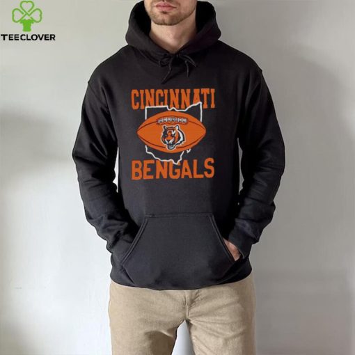 cincinnati Bengals football Ohio map hoodie, sweater, longsleeve, shirt v-neck, t-shirt