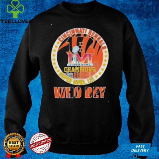 cinnati Bengals Champions 2022 Super Bowl LVI Unisex T Shirt