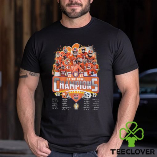 clemson Tigers 2023 Gator Bowl Champions Ncaa Football T Shirt