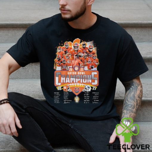 clemson Tigers 2023 Gator Bowl Champions Ncaa Football T Shirt