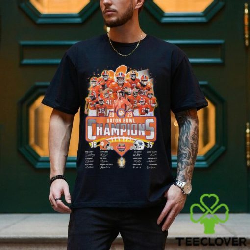 clemson Tigers 2023 Gator Bowl Champions Ncaa Football T Shirt
