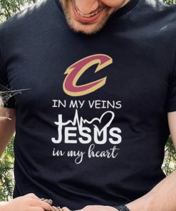 cleveland cavaliers in my veins jesus in my heart shirt Shirt