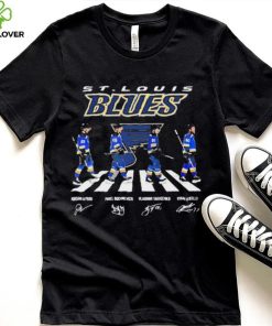 St Louis Blues Team 2022 Abbey Road Signature Shirt