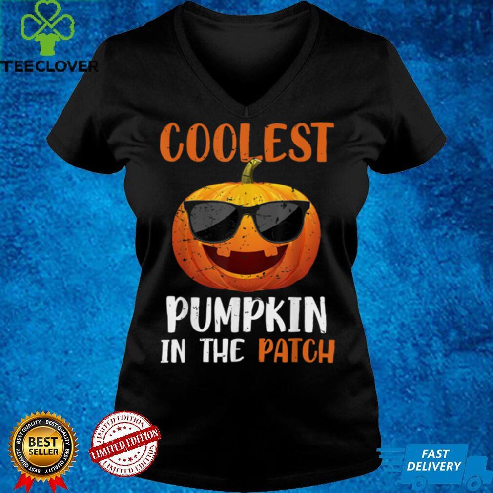 coolest pumpkin in the patch halloween boys girls kids funny T Shirt coolest pumpkin in the patch halloween boys girls kids funny T Shirt