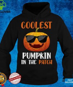 coolest pumpkin in the patch halloween boys girls kids funny T Shirt