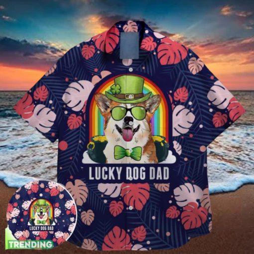 corgi are lucky charm green shamrock bigfoot st paddys vibes on st patrick day hawaiian hoodie, sweater, longsleeve, shirt v-neck, t-shirt stylish