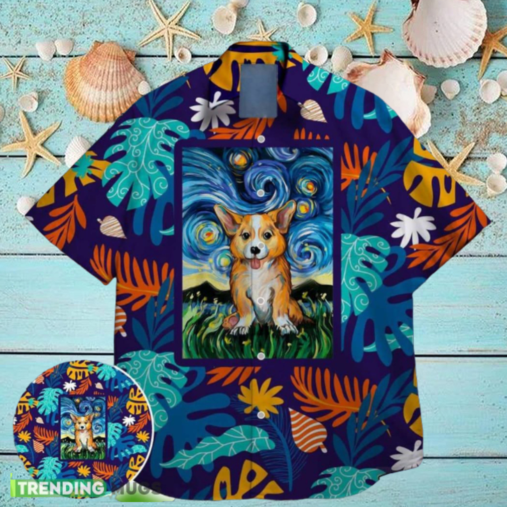 corgi star night famous on st patrick day hawaiian shirt corgi star night famous on st patrick day hawaiian shirt