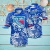 New York Rangers NHL Hawaiian Shirt Leisure Aloha Shirt