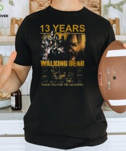 13 Years 2010 – 2023 The Walking Dead Signature Thank You For The Memories T Shirt