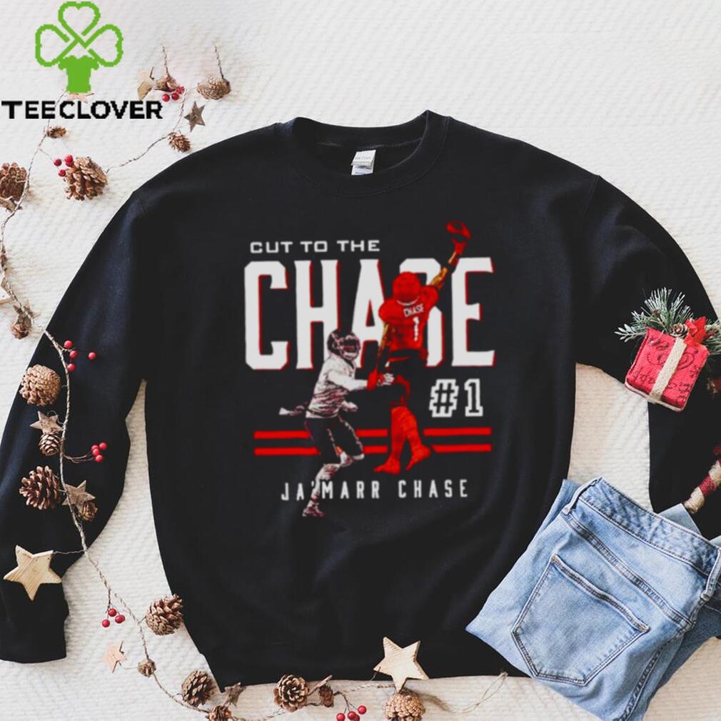 Ja'Marr Chase Cincinnati One-Hand-Catch Cut to The Chase shirt, hoodie,  sweater, long sleeve and tank top