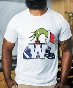 Grinch Hand New Release Winnipeg Blue Bombers Canadian Football League Shirt