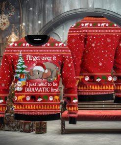 Elephant I ‘ll Get Over It Ugly Christmas Sweater For Men And Women