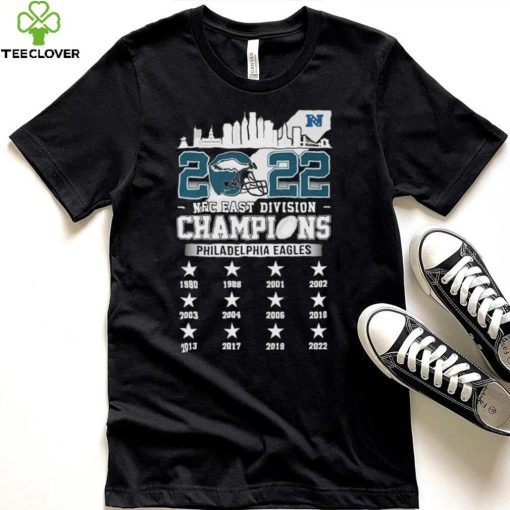 2022 NFC East Champions Philadelphia Eagles Skyline Shirt