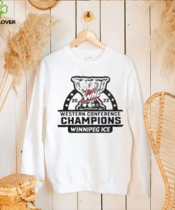 2023 Whl Western Conference Champions Winnipeg Ice shirt