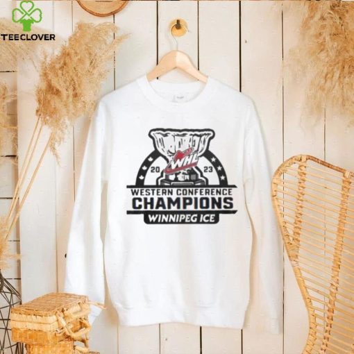 2023 Whl Western Conference Champions Winnipeg Ice shirt