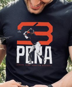 Jeremy Pena Houston Astros Bold Number 2022 Shirt