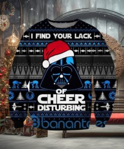 Darth Vader Star Wars I Find Your Lack Of Cheer Disturbing Ugly Christmas 3D Sweatshirt