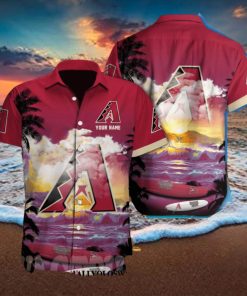 Arizona Diamondbacks MLB Custom Full Printing Unisex Hawaiian Shirt