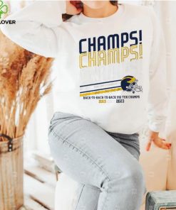 Michigan Football B1G Champs Champs Champs Shirt