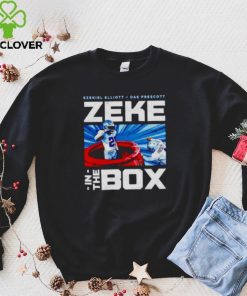 dallas Cowboys Ezekiel Elliott vs Dak Prescott Zeke in a box hoodie, sweater, longsleeve, shirt v-neck, t-shirt