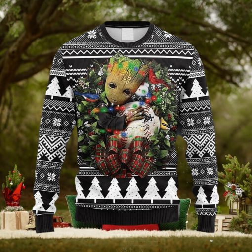 MLB Chicago White Sox Groot Hug Christmas Ugly 3D Sweater For Men And Women Gift Ugly Christmas