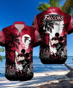 Atlanta Falcons NFL Team Logo Baby Yoda Hawaiian Shirt
