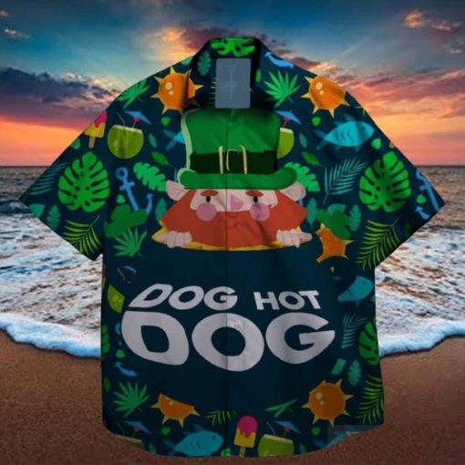 dog hot dog st patrick day hawaiian hoodie, sweater, longsleeve, shirt v-neck, t-shirt