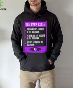 dog park sign dog park rules shirt hoodie