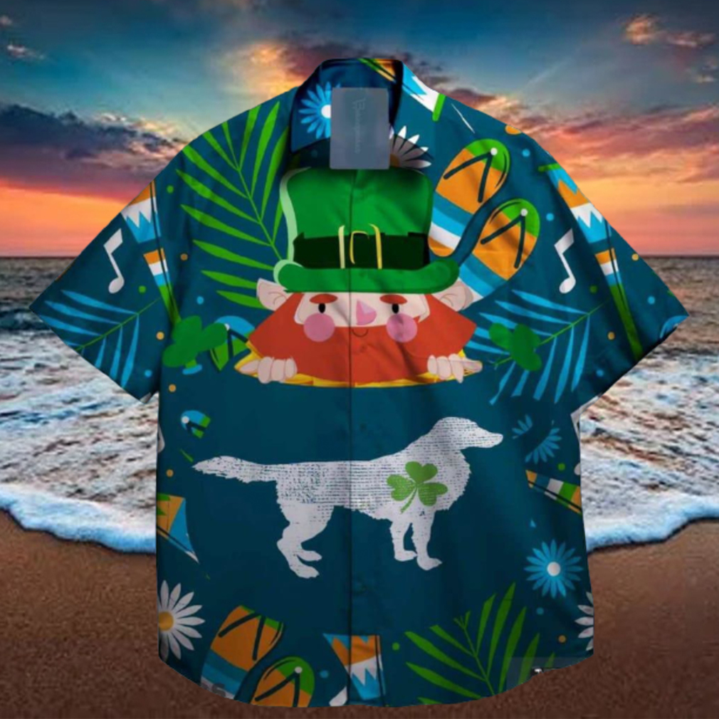 dog with shamrock st patrick day hawaiian shirt dog with shamrock st patrick day hawaiian shirt