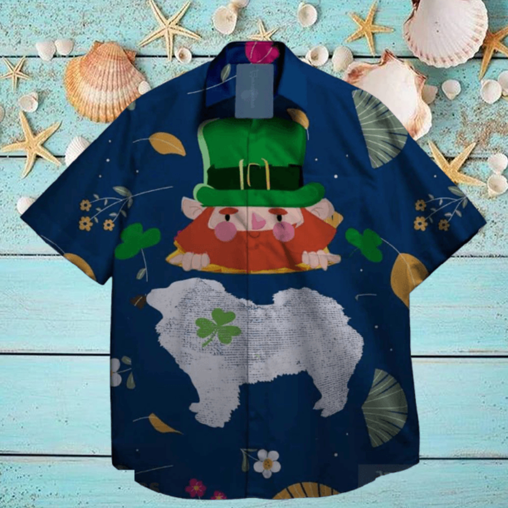 dogs and shamrock at st patrick day hawaiian shirt dogs and shamrock at st patrick day hawaiian shirt