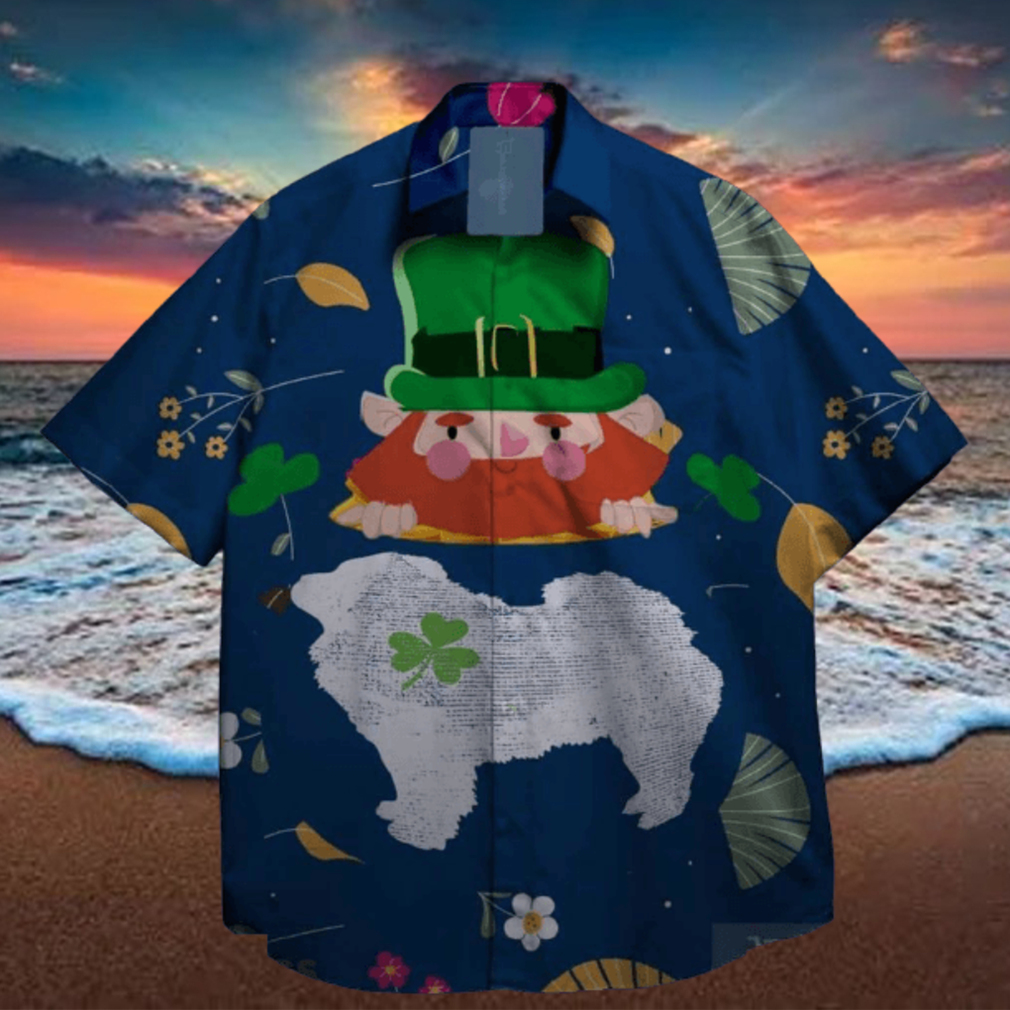 dogs and shamrock at st patrick day hawaiian shirt dogs and shamrock at st patrick day hawaiian shirt