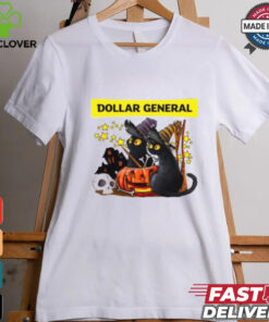 dollar general halloween black cat shirt