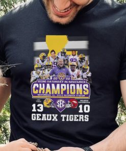 Georgia Bulldogs 2022 SEC East Division Football Champions Slanted Knockout T Shirt