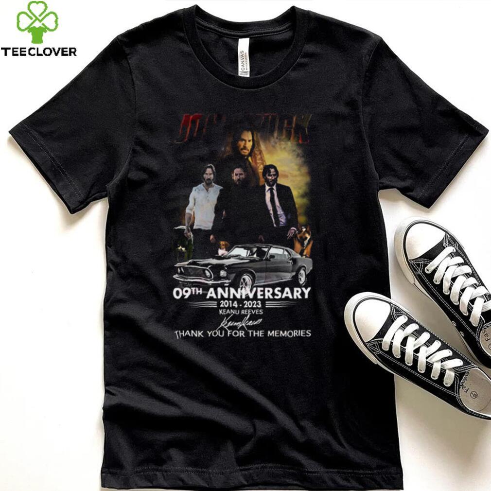 John Wick 09th Anniversary 2014 – 2023 Keanu Reeves Thank You For The Memories T Shirt John Wick 09th Anniversary 2014 – 2023 Keanu Reeves Thank You For The Memories T Shirt