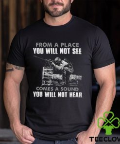 From A Place You Will Not See Comes A Sound You Will Not Hear Classic T Shirt