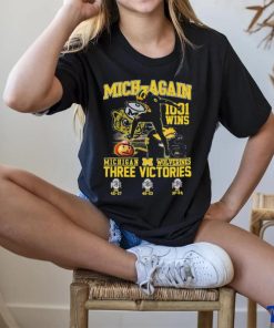 Mich Again 1001 Wins Michigan Wolverines Three Victories Shirt