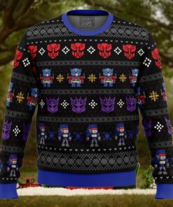 Xmas in Disguise Transformers Ugly Christmas Sweater