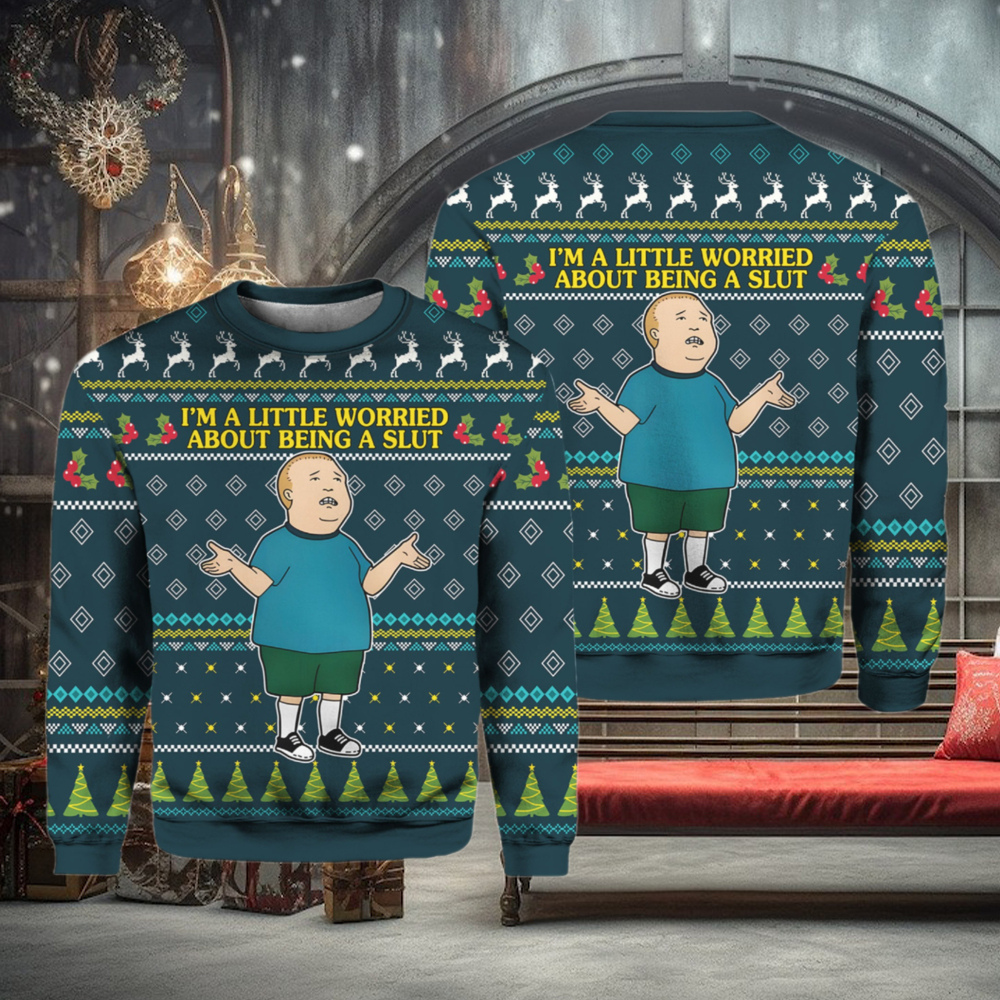 I’m a Little Worried King Of The Hill Ugly Christmas Sweater I’m a Little Worried King Of The Hill Ugly Christmas Sweater