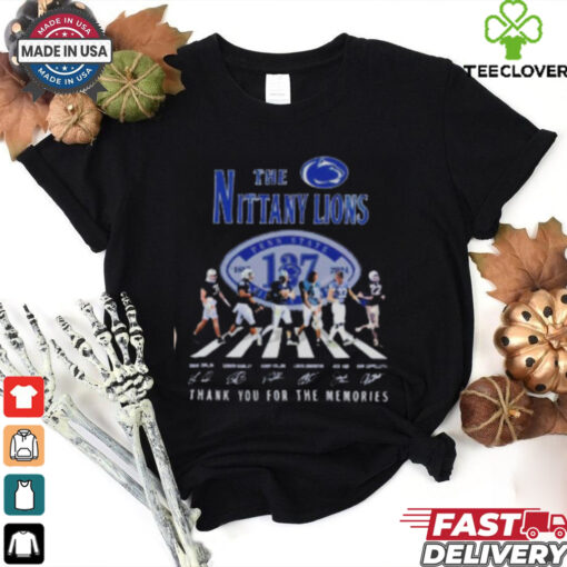 Penn State Nittany Lions 137th Anniversary 1887 2024 Abbey Road thank you for the memories shirt
