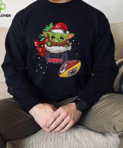 Baby Yoda Star Wars Kansas City Chiefs Christmas T Shirt Funny Happy NFL