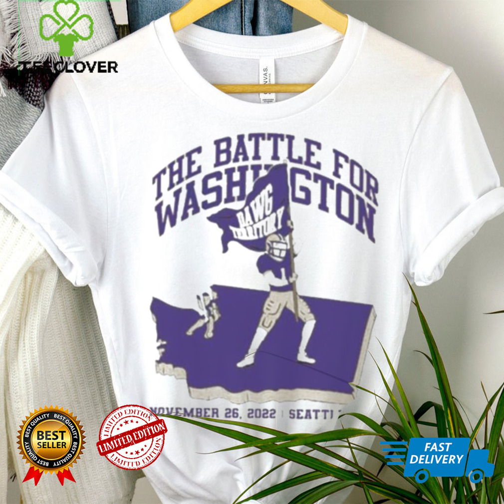 Washington Huskies the battle for Washington DAWG Territory shirt