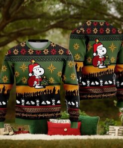 Santa Snoopy Ugly Christmas Sweater Gift For Men And Women
